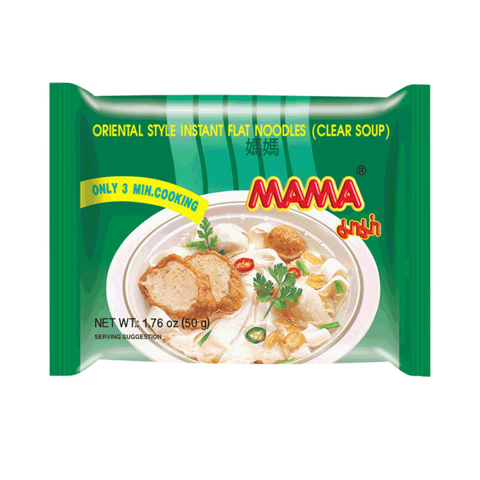 MAMA CLEAR SOUP FLAT NOODLE 50G