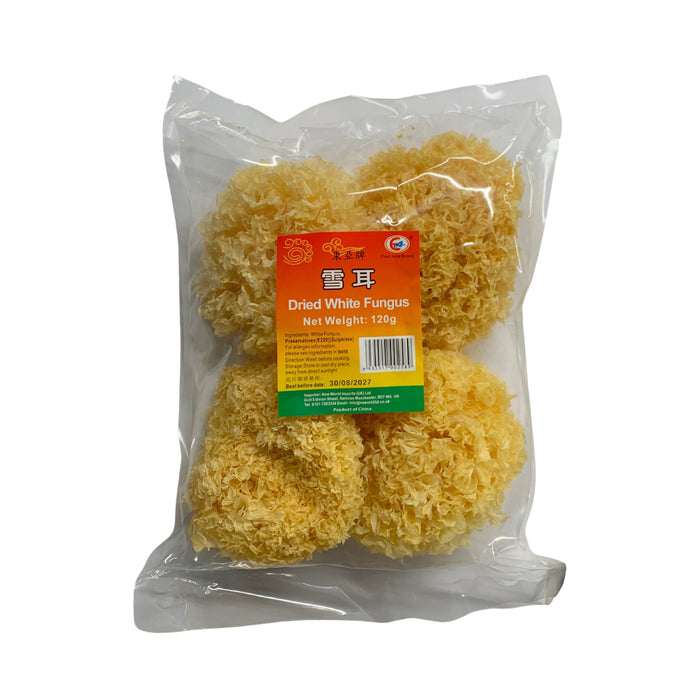 EAST ASIA 乾白木耳 120G 東亞雪耳(原黃)
