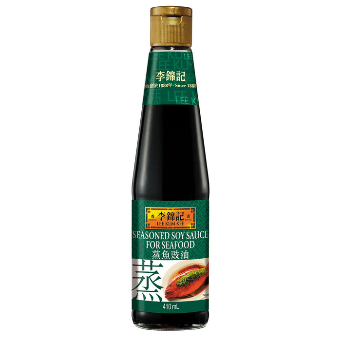 LEE KUM KEE SEASONED SOY SAUCE FOR SEAFOOD 410ML
