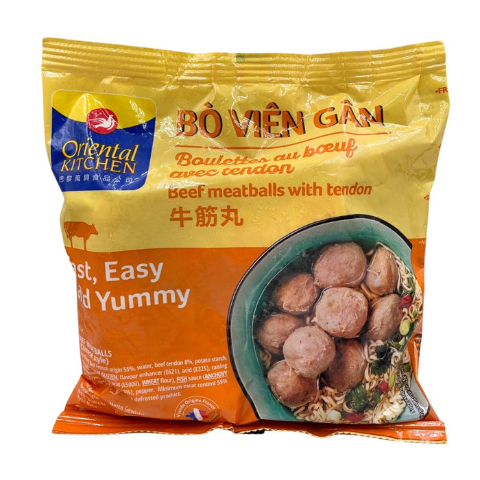 ORIENTAL KITCHEN BEEF MEATBALLS WITH NERVE 250G 萬興牛筋丸