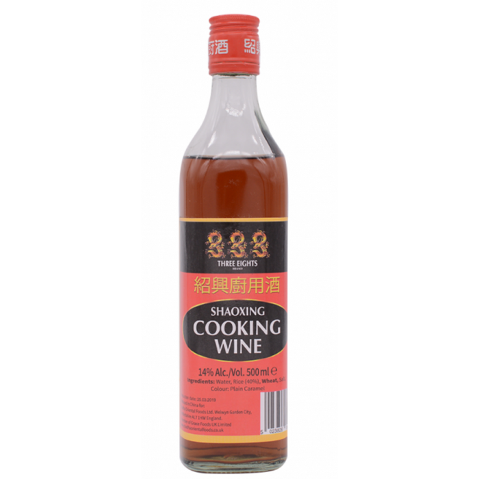 THREE EIGHTS SHAOXING RICE COOKING WINE 500ML