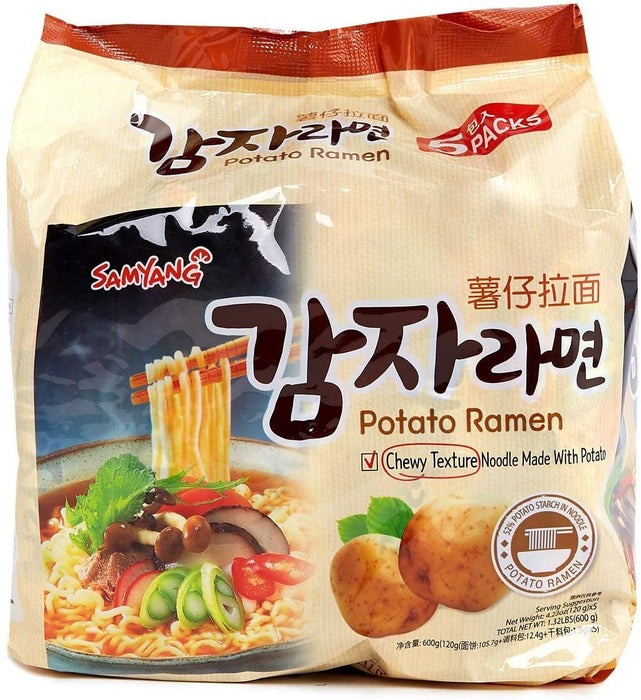 SAMYANG POTATO RAMEN NODLE, 5 包 薯仔拉面
