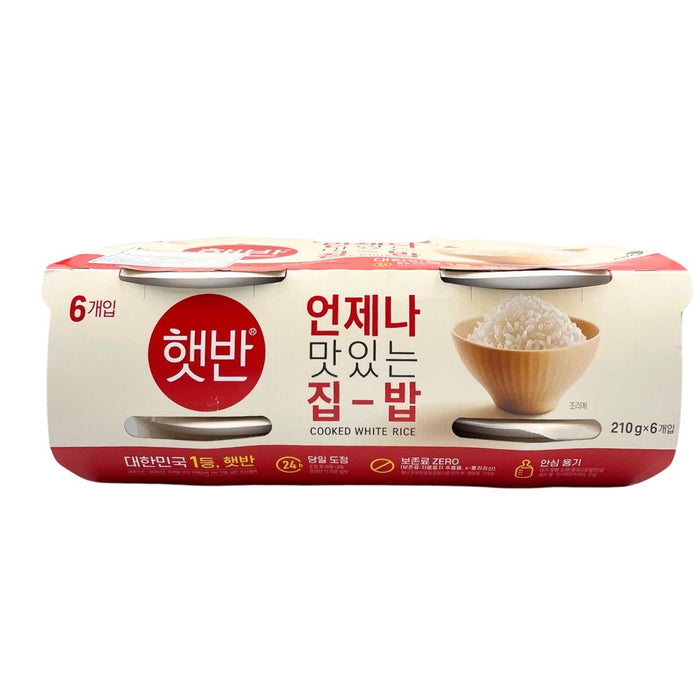 CJ COOKED RICE 6 PACK (210G X 6)