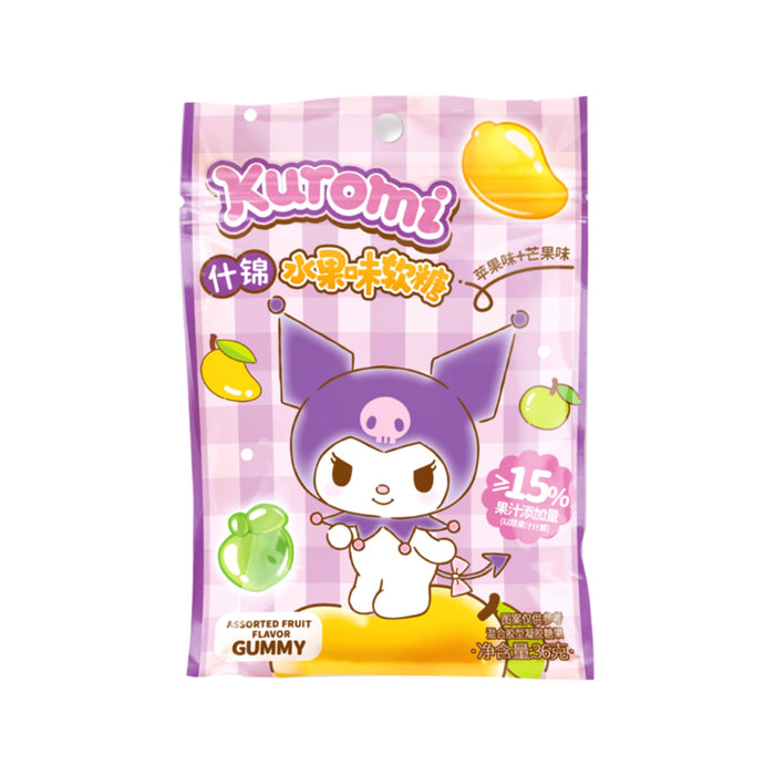 KUROMI ASSORTED FRUIT GUMMY 36G