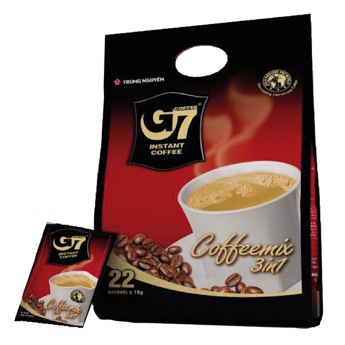 TRUNG NGUYEN G7 3 IN 1 COFFEE MIX 22 SACHETS