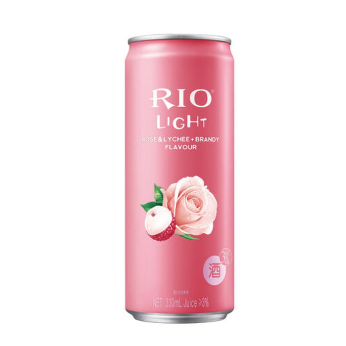 RIO ROSE LYCHEE BRANDY COCKTAIL 3% 330ML 玫瑰荔枝白兰地