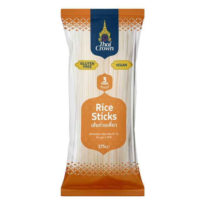 THAI CROWN 3MM M RICE STICK 375G
