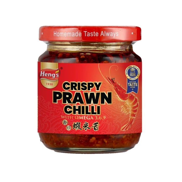 HENG'S CRISPY PRAWN CHILLI 180G