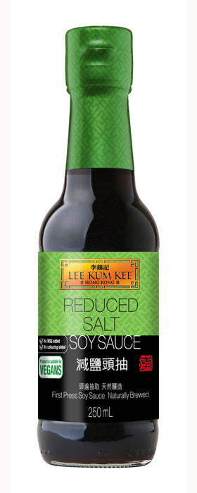 LEE KUM KEE REDUCED SALT PREMIUM LIGHT SOY SAUCE 250ML 李錦記減鹽頭抽