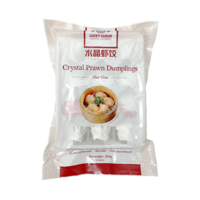 LUCKY CLOUD HAR GAU CRYSTAL PRAWN DUMPLINGS 300G