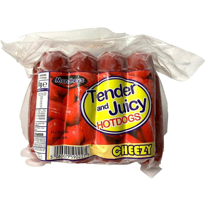 MANDHEY''S PORK CHEEZY HOTDOGS 500G