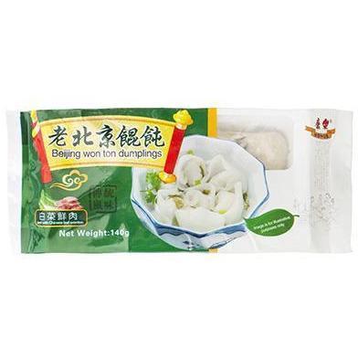 HONOR WONTON PORK AND CHINESE LEAF 140G 康樂北方餛飩-豬肉白菜