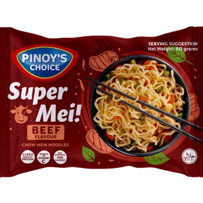 PINOY'S CHOICE BEEF SUPER MEI! NOODLES 60G