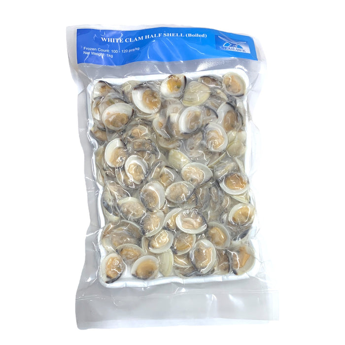 SEAHAWK HALF SHELL CLAMS SEAHAWK 100/200 - 1KG
