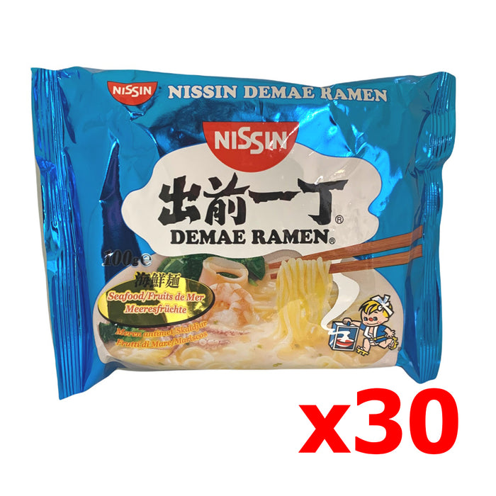 NISSIN SEAFOOD NOODLE, Case of 30x100G