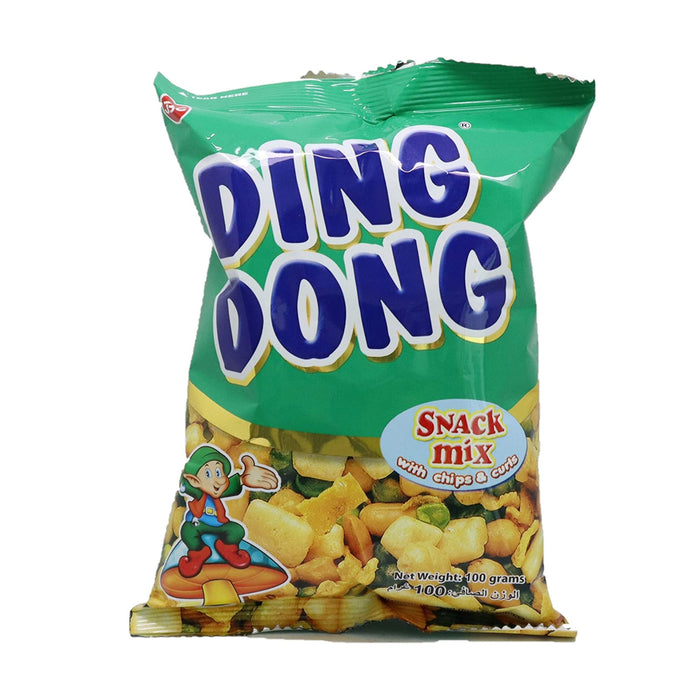 DING DONG SNACK MIX CHIPS & CURLS 100G