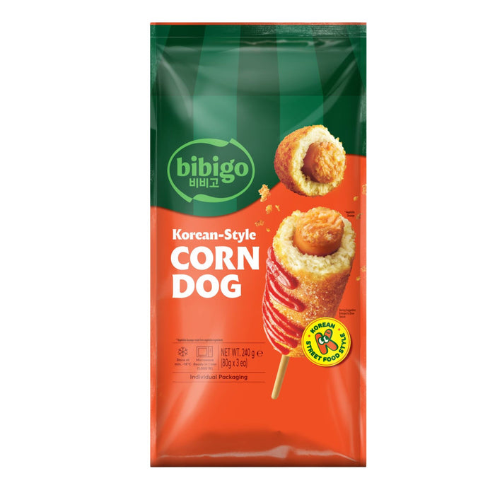 BIBIGO PLANT-BASED KOREAN STYLE CORN DOG 80G