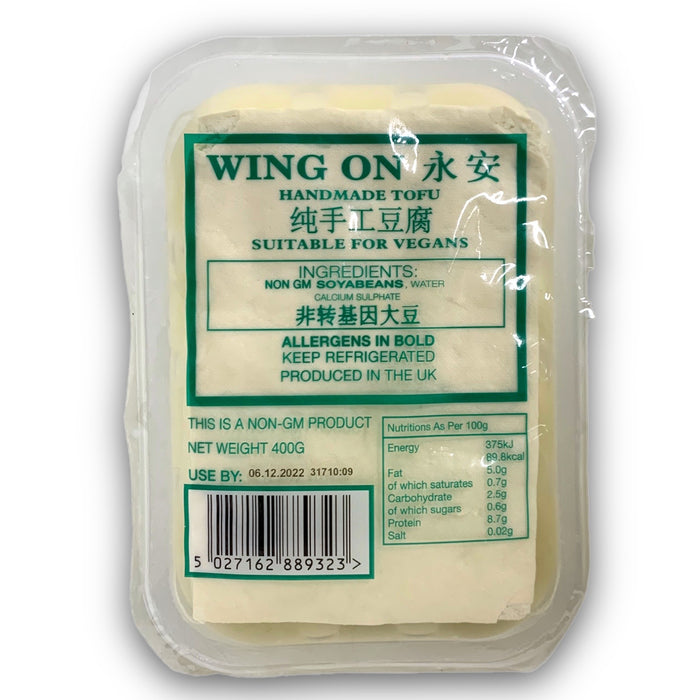 WING ON HANDMADE TOFU 400GM 永安纯手工豆腐