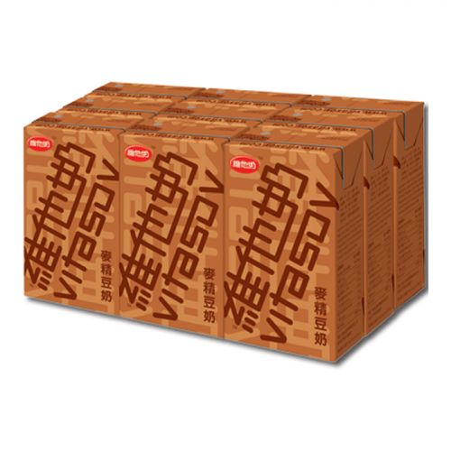VITASOY MALTED SOY DRINK 6 PACK, Case of 6 - 250ML