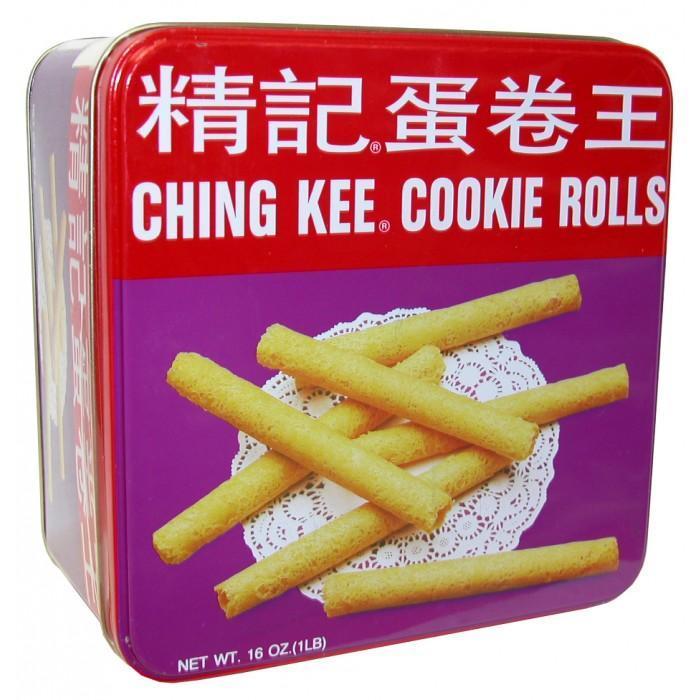 CHING KEE COOKIE ROLL 500G 精记蛋卷王