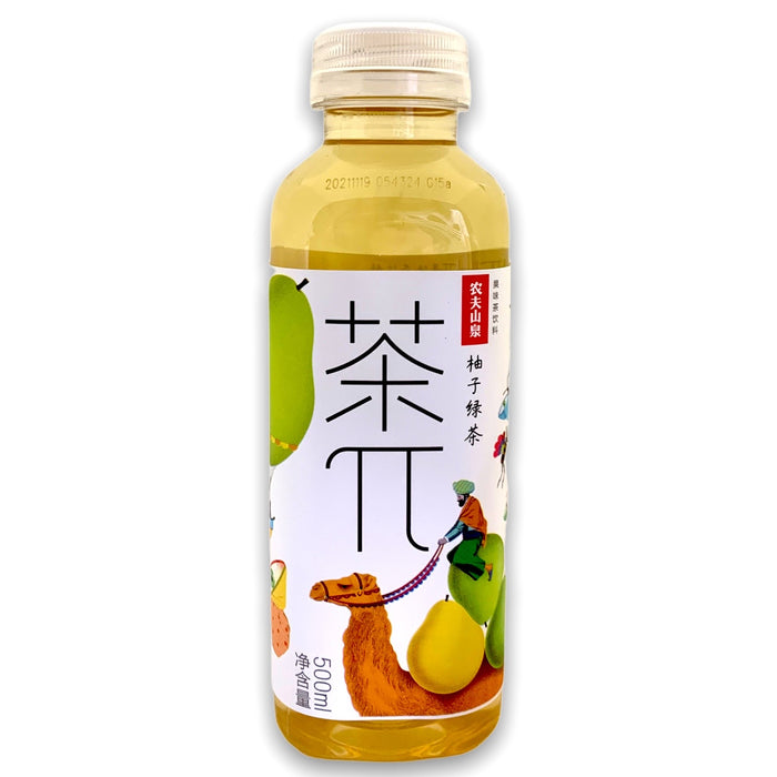 NONGFU YUZU GREEN TEA - 500ML 农夫山泉茶Π - 柚子绿茶
