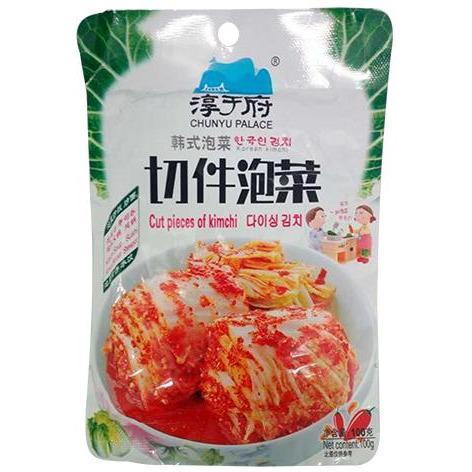 CHUNYU CUT KIMCHI PIECES 100G 淳于府切件泡菜