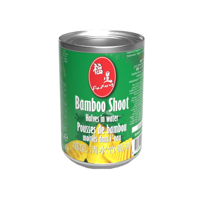 FU XING BAMBOO SHOOTS HALVES IN WATER 567G