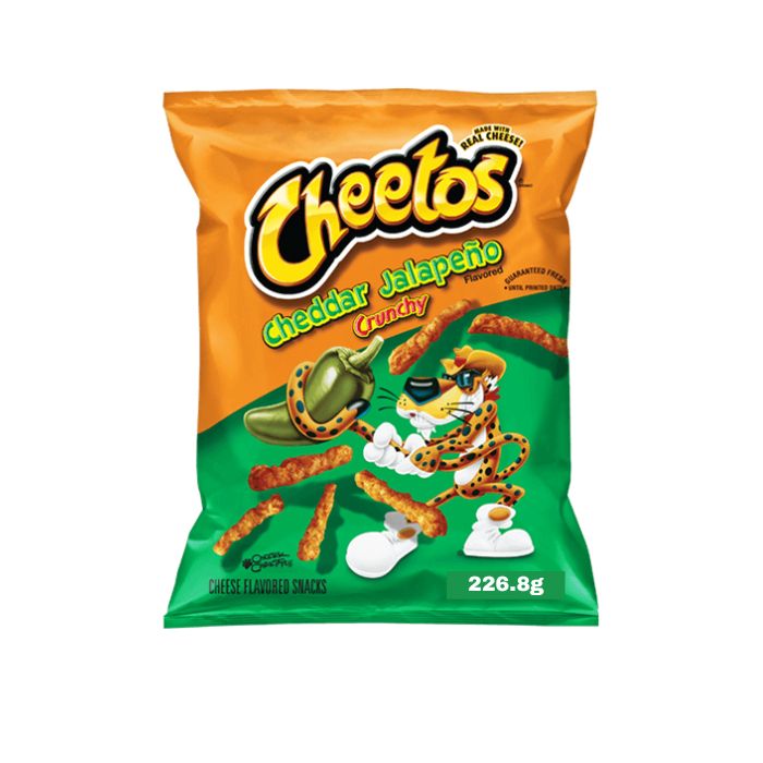 CHEETOS CHEDDAR JALAPENO CRUNCHY 226G