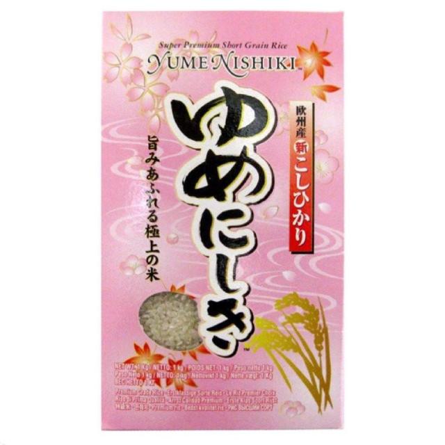 YUMENISHIKI SHORT GRAIN RICE 1KG