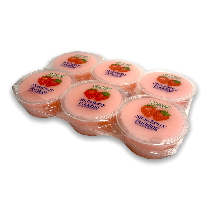 COCON NATA DE COCO 布丁 草莓 6X80G