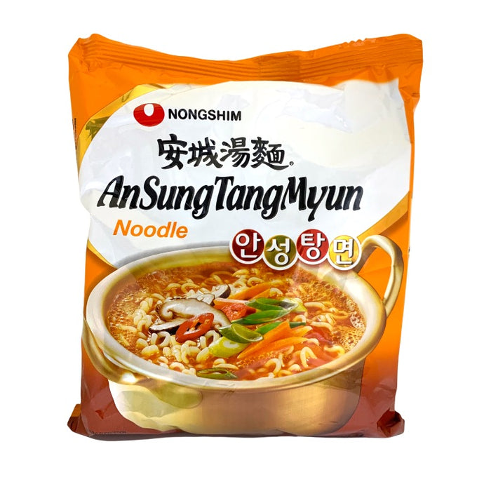 农心安城汤面 辣味拉面 125G