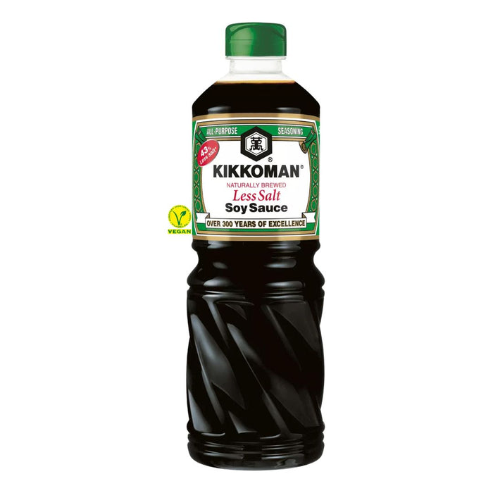 KIKKOMAN LESS SALT SOY SAUCE 975ML