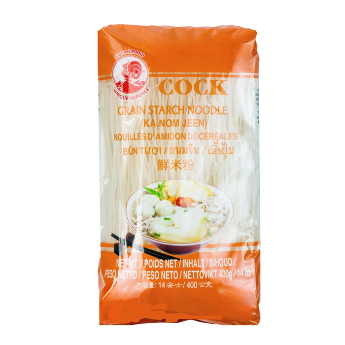 COCK BRAND KHANOM JEEN GRAIN STARCH NOODLES 400G
