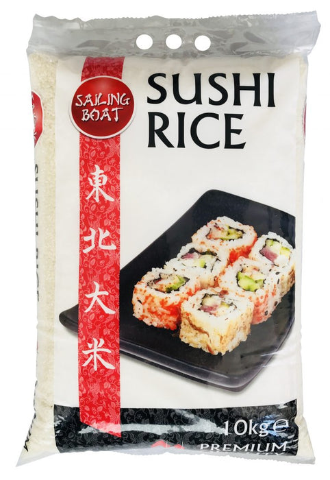 SAILING BOAT PREMIUM SUSHI RICE 10KG (MAX. 4 BAGS PER CUSTOMER)  帆船優質壽司米