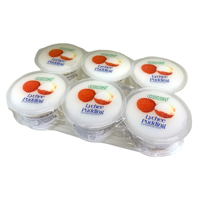 COCON NATA DE COCO PUDDING LYCHEE 6X118G