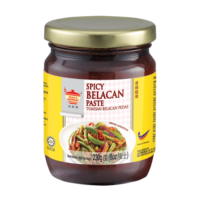 TEAN'S GOURMET SPICY BELACAN PASTE 230G
