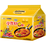 BAIXIANG CRAYFISH FLAVOUR INSTANT FLAVOUR NOODLES 5X152G 白象乾拌麵-小龍蝦味 (5包裝)