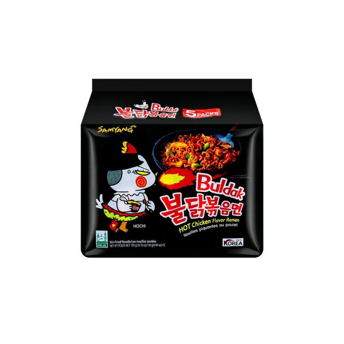 SAMYANG BULDAK HOT CHICKEN RAMEN, PACK OF 5