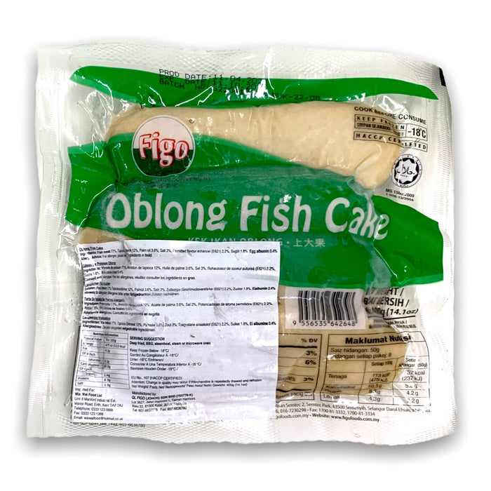 Figo OBLONG FISH CAKE - 400G 飛哥魚餅