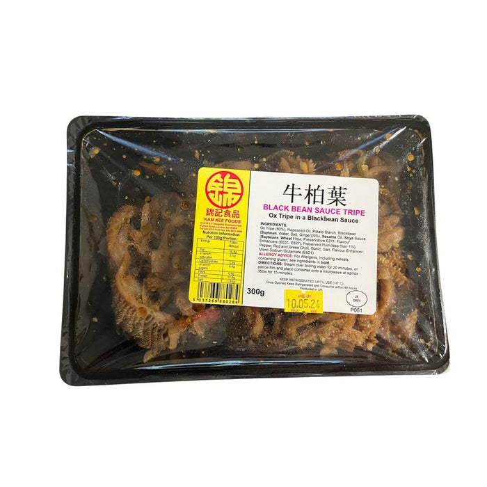 KAM KEE BLACK BEAN SAUCE TRIPE 300G 锦记牛栢叶