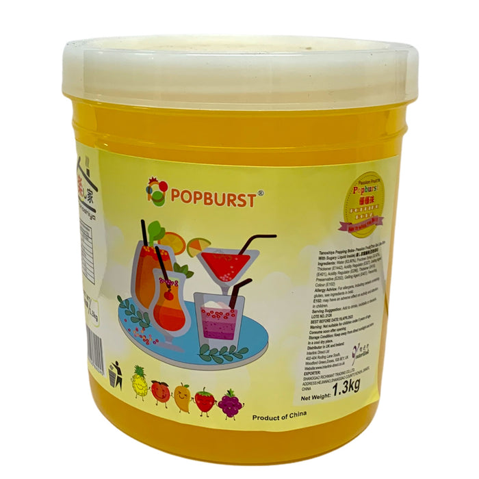 TANOSHIYA POPBURST PASSION FRUIT POPPING BOBA 1.3KG