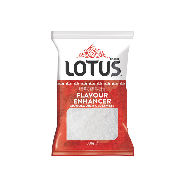 LOTUS MSG MONOSODIUM GLUTAMATE FLAVOUR ENHANCER 500G