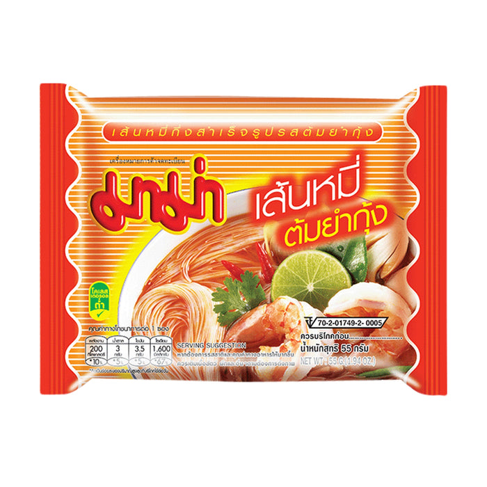 MAMA SHRIMP TOM YUM GOONG RICE VERMICELLI 55G