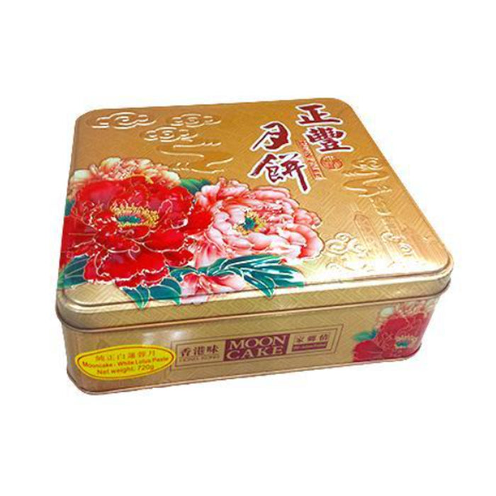 ZHENG FENG MOONCAKE WHITE LOTUS PASTE - 720G 正丰纯正白莲蓉月饼