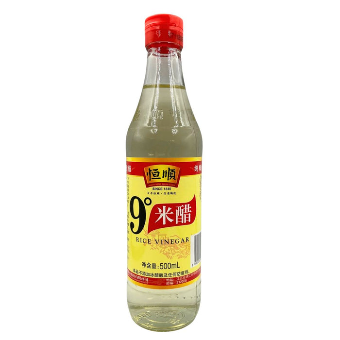 HENG SHUN 9° RICE VINEGAR 500ML 恆順米醋