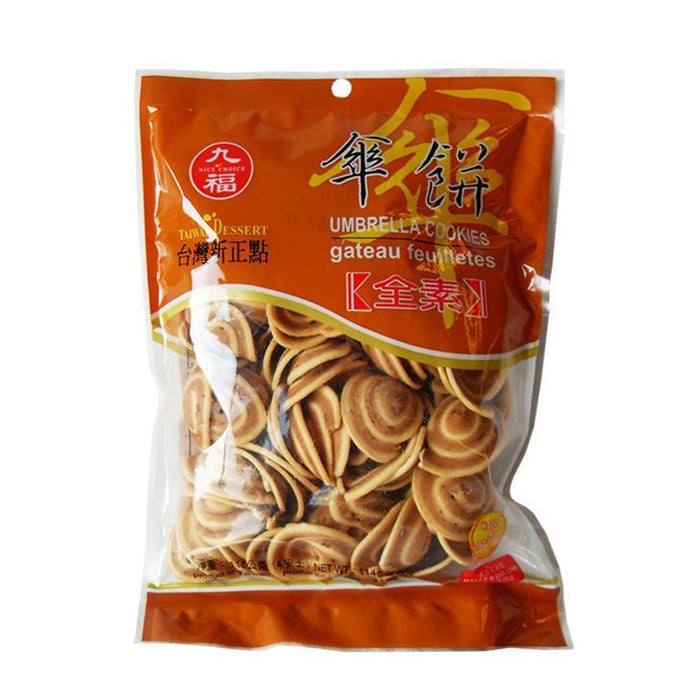 NICE CHOICE UMBRELLA COOKIE 114G 九福傘餅