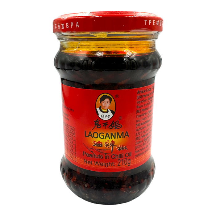 LAOGANMA PEANUTS IN CHILLI OIL - 210G