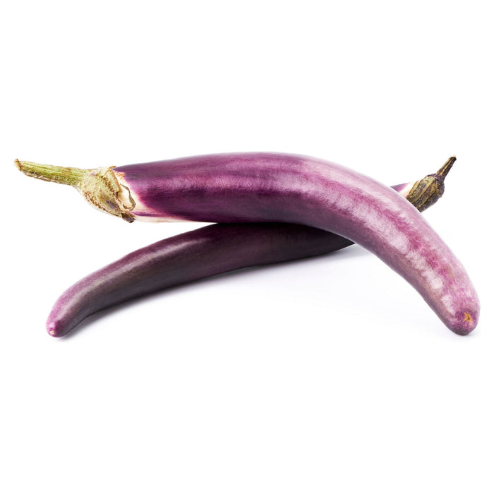 FRESH CHINESE LONG AUBERGINE (APPROX 125G-145G) - Dispatched Monday To Thursday