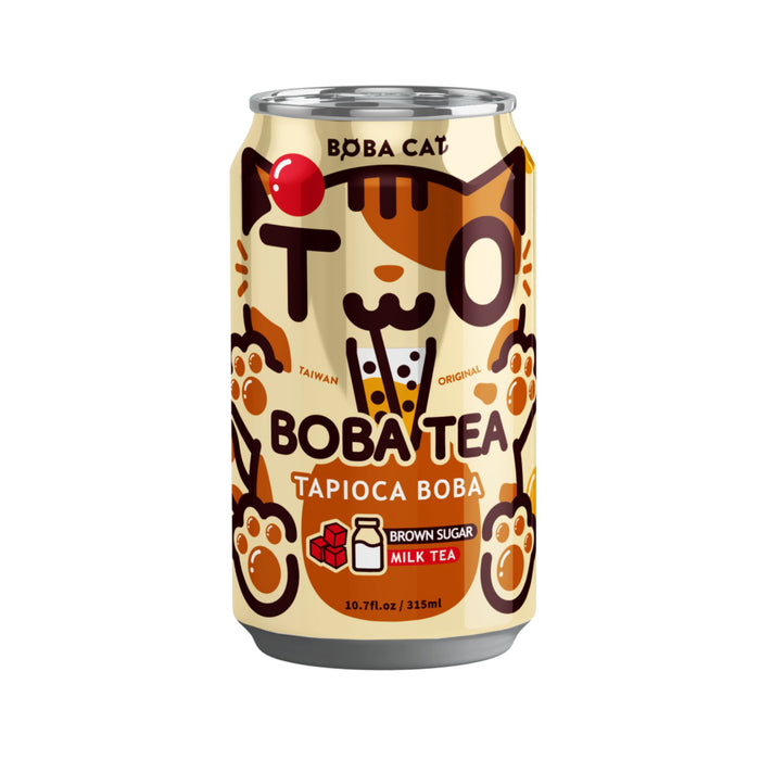 BOBA CAT BROWN SUGAR BUBBLE MILK TEA 315ML