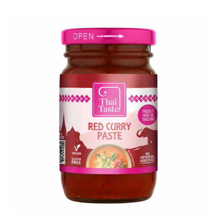 THAI TASTE VEGAN RED CURRY PASTE - 114G